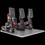 SIMAGIC Crimson Edition, Hydraulic Tri-pedal Set, 200kg Loadcell, Standard Throttle Plate. S310