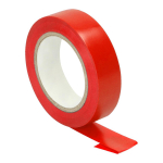 Uued tooted // Zestaw 10 taśm izolacyjnych 15mm, czerwona, uniepalniona, grubość 0,13mm, długość 10m