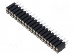 Connector: pin strips | socket | female | PIN: 38 | THT | 3A | 150V | BL 6