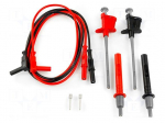 Test leads | 10A | 2m | black,red | 1kVDC