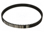 Timing belt | 8M | W: 20mm | Lw: 640mm | Number of teeth: 80 | rubber
