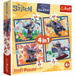 M&auml;nguala | PC | Konsoolid | Tarvikud // Harivad m&auml;nguasjad | Interaktiivsed | Loomingulised | Kunstilised // Puzzle - 4w1 (25, 48, 54, 70) - Wakacje na Hawajach - Disney Stitch - Trefl 34666