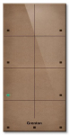 Grenton touch panel / 8 touch zones / TF-Bus / bright, natural leather front