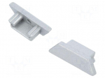 Connector 90&deg; | white | aluminium | Application: VARIO30-02