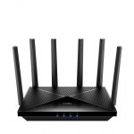 Cudy WR11000 wireless router 2.5 Gigabit Ethernet Tri-band (2.4 GHz / 5 GHz / 6 GHz) Black