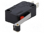 Microswitch SNAP ACTION | with lever (with roller) | SPDT | Pos: 2