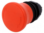 Switch: emergency stop | Stabl.pos: 2 | 22mm | red | Illumin: none | IP66