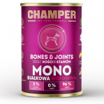 CHAMPER Bones & Joints Monoprotein Beef - wet dog food - 400g
