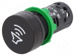 Sound signaller | 22mm | Harmony XB4,Harmony XB5 | &Oslash;22mm | 24VAC