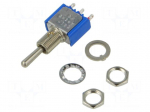 Switch: toggle | Pos: 3 | SP3T | (ON)-OFF-(ON) | 3A/250VAC | 4A/30VDC