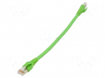 Patch cord | S/FTP | Cat 6a | RJ45 plug,both sides | stranded | Cu