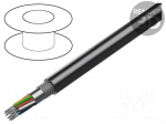 Wire | 15x22AWG | stranded | Cu | Insulation: PVC | chrome | RS232 | 30m