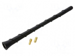 Antenna mast | 0.2m | M5,UNF10-32 | Colour: black