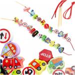 RoGer Educational Wooden Toy Set City