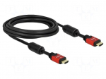 Cable | HDMI plug,both sides | HDMI 1.4,High Speed + Ethernet