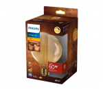 PHILIPS LED G125 60W 2200K E27 dzintarota stikla dimmējama RETRO vintage 8721103049155 929004585001
