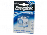 Battery: lithium | 1.5V | AAA | ULTIMATE LITHIUM | Batt.no: 2 | 1200mAh