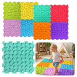 M&auml;nguala | PC | Konsoolid | Tarvikud // M&auml;nguasjad ja m&auml;ngud lastele // Ścieżka Sensoryczna Puzzle Kafelki R&oacute;żne Struktury Kolory 24,5 cm 10 szt.