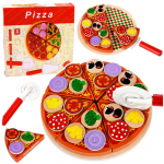 M&auml;nguala | PC | Konsoolid | Tarvikud // Harivad m&auml;nguasjad | Interaktiivsed | Loomingulised | Kunstilised // Drewniany Zestaw Do Krojenia Pizza Na Rzepy K&oacute;łko Do Krojenia Deska