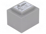 Transformer: encapsulated | 2.4VA | 230VAC | 15V | 0.16A | Mounting: PCB