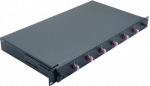 Helos 375557 rack cabinet 1U Black