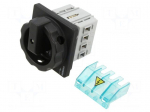 Switch-disconnector | Poles: 3 | on panel | 16A | IP65 from the front
