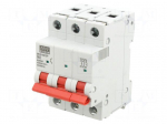 Circuit breaker | 230/400VAC | Inom: 63A | Poles: 3 | Charact: D | 6kA