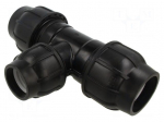 Splice terminal: clamping | for PE pipes | Plast | Medium: water