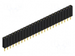 Connector: pin strips | socket | female | PIN: 24 | THT | 3A | 125V | BL 1