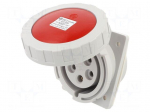 Connector: AC supply 3-phase | socket | female | 32A | 400VAC | IP67