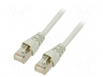 Patch cord | F/UTP | Cat 5 | RJ45 plug,both sides | stranded | Cu | 3m