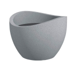 Scheurich Wave Globe 250 Outdoor Pot planter Freestanding Plastic Grey