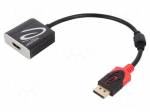 Adapter | DisplayPort plug,HDMI socket | 0.2m | black | black,red