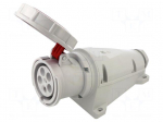 Connector: AC supply 3-phase | socket | female | 63A | 400VAC | IP67
