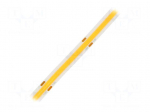 COB LED tape | white warm | 8mm | white PCB | IP20 | 180&deg; | 8W/m | 48VDC