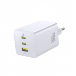 Baseus EnerFill FE11 Fast Charger USB-A + USB-C + USB-C 100W / Moon White