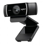 Logitech C922 Pro Stream Full HD Webcam, Black