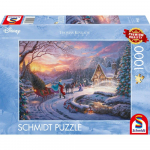 Schmidt Spiele Thomas Kinkade Studios: Disney Dreams Collection - Cinderella Bringing Home the Tree (1000 pieces)