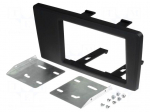 Radio mounting frame | Volvo | 2 DIN | black