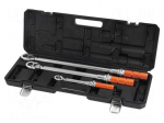 Wrench: torque-set | 1/2",1/4",3/8" | Kit: torque wrench,case