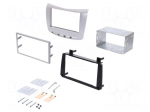 Radio mounting frame | Lancia | 2 DIN | silver