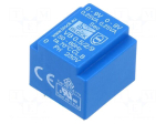 Transformer: encapsulated | 500mVA | 230VAC | 9V | 9V | 28mA | 28mA | IP00
