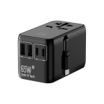 Elektrimaterjalid // Elektri laiendid, Pikendusjuhtmete, hajutuste ja UK ja USA adapterite komplekt // Uniwersalny adapter sieciowy (eu, uk, us, au), szybkie ładowanie pd65w+qc