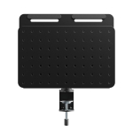 Activejet APB-006B Desk Organiser &ndash; rotating perforated board with vertical organiser, black