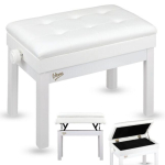 V-TONE PB2 WH ława do pianina keyboardu biała tapi