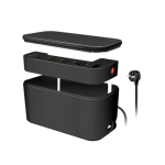LogiLink kaablitoos 5-pesaga pistikupesadega USB/Schuko must
