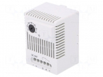 Sensor: thermostat | Contacts: SPDT | 16A | IP20 | Mounting: DIN