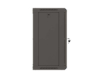 Lanberg WF03-5312-10B rack cabinet 12U Wall mounted rack Black