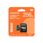 Karta ADATA Premier Pro MicroSDXC 256 GB Class 10 UHS-I/U3 A2 V30 (AUSDX256GUI3V30SA2-RA1)