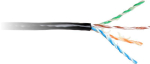 KABEL SKRĘTKA GETFORT CAT.6 U/UTP UV ŻELOWANY 1m